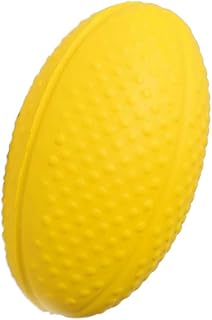 Pelota de espuma de poliuretano para apretar, fortalecedora de mano y dedos, color amarillo
