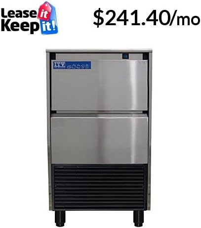 143 Lb Stainless Steel Commercial Ice Maker Machine