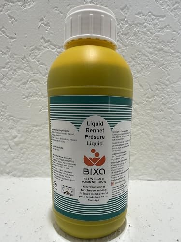 Bixa Liquid Microbial Rennet For Cheese Making | Vegetarian | Milk Coagulant | Non GMO | CUAJO BIXA LIQUIDO | CUAJO PARA QUESO | 16.9 fl oz (Pack of 1, 17, Fl Oz)