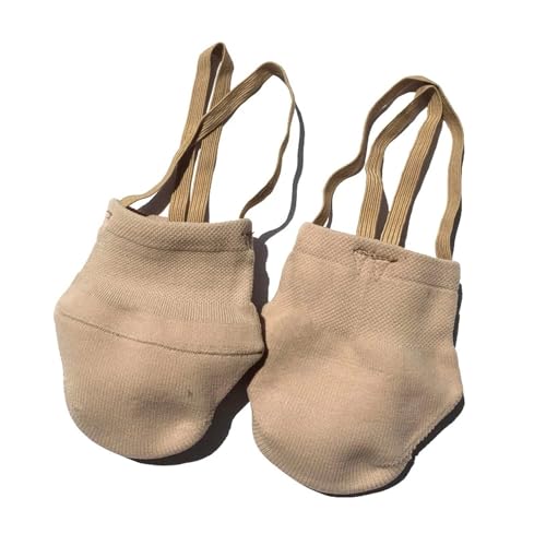 Scarpe da danza a mezza punta, per balletto, pirouette, scarpe da ballo per ragazze, scarpe da ballo a mezza punta, scarpe da ginnastica, beige., X-Small