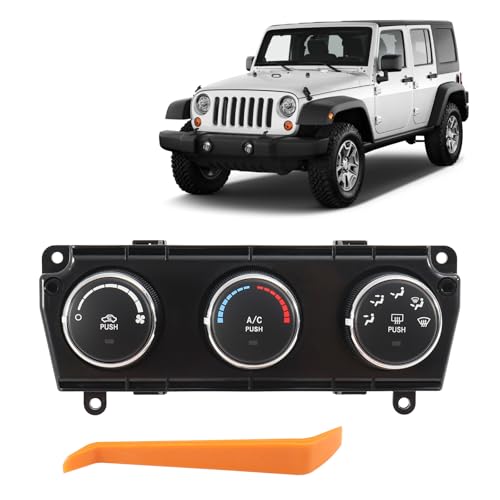AC Climate Control Module Panel for Jeep Wrangler JK 2014-2018