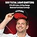 CAYAMA Red Light Hair Growth Cap for Men & Women, 500 Total Light Emitters, Full-Scalp Coverage, 660nm Red Light + NIR, Adjustable Fit, At-Home Scalp Care