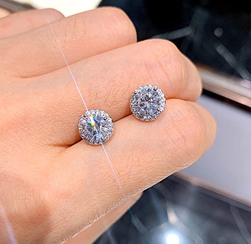 Boucles d'oreilles en diamant et pierres précieuses pour mariage - 4