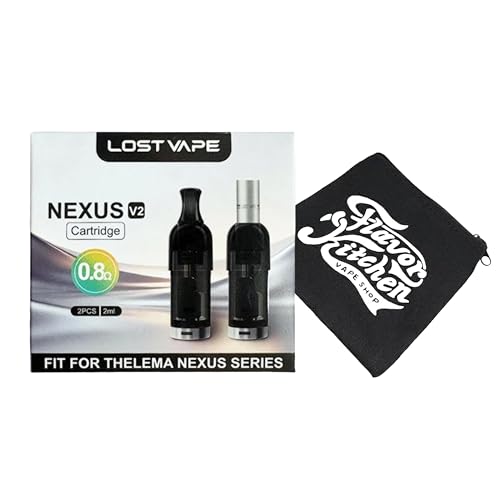 �yV2�z LostVape Nexus Cartridge V2 0.8�� 2����/ ���X�g�x�C�v �l�N�T�X V2 �J�[�g���b�W | Thelema Nexus/Mini �Ή� �����p �|�b�h �h���b�v�`�b�v �� �R�b�g���`�b�v�t�� |FlavorKit