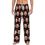 Custom Pajama Pants Personalized Pajama Bottoms With Photo Customizable Pet Pajama For Men Women Add Your Design Pet Face Sleep Pants
