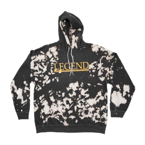 Hard Rock Unisex Bob Marley Hoodie Bleach Washed Black