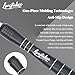 LANGETUKEE Speed Jump Rope - Professional Aluminum Alloy Skipping Rope with 360° Bearings - Adjustable 4mm Steel Cable for Double Unders, Boxing, MMA, HIIT & Cardio Training - Anti-Slip Grip