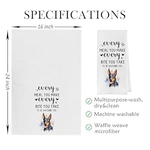 Great Dane Dish Towels Set - Funny Great Dane Decorative Waffle Weave Kitchen Towels, Great Dane Hand Tea Towel, Great Dane Gifts (16×24 Inches Set of 4) Great Dane Dish Towels Set Funny Great Dane Decorative Waffle Weave Kitchen Towels Great Dane Hand Tea Towel Great Dane Gifts 1624 Inches Set of 4