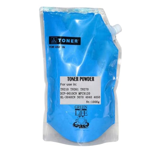 Toner de recharge cyan 1000g universel pour HL-3040CN 3070 DCP-9010CN MFC9120