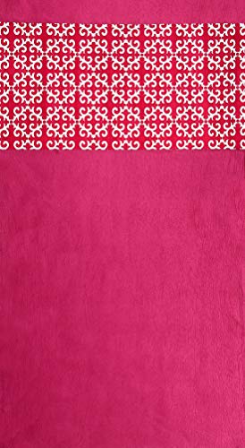 Image of Home Candy Stylish Dual Panel Pink Door Curtain