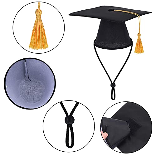 Soapow Pet Graduation Caps Dog Graduation Hats for Dogs Cats Holiday Costume Accessory - Image 4