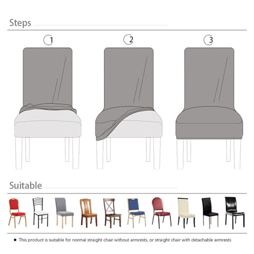 Housse de chaise en velours ultra-doux de qualité supérieure