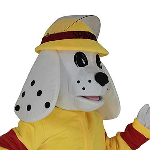 Mascot Head Realistic The Fire Dog Mascot Animal Fire Protection Mascot Realistic Sparky The Fire Dog (Only Head) #TOP1