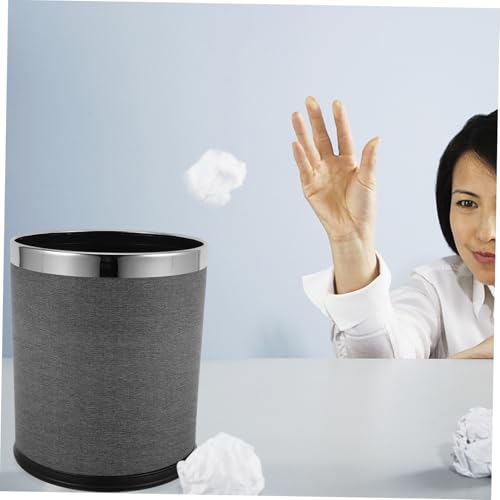 Cabilock caneca rectangular para baño 10L gris miniatura 6