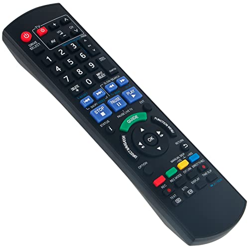 VINABTY N2QAYB000469 Replacement Remote Control Compatible with Panasonic DVD TV Recorder DMR-EX99 DMR-EX99VEBK DMR-XW350 DMR-EX98 DMR-EX83 DMR-EX83EBK DMREX99VEBK DMREX99 - Image 3