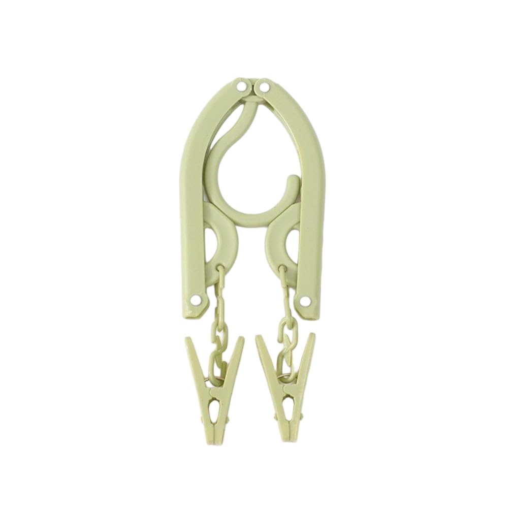 Cintre de voyage portable pour valise avec clips pantalons et chaînes jupes