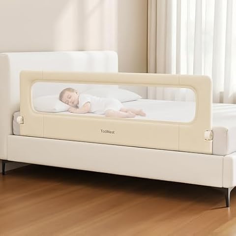 TodiNest Bed Rail for Toddlers,71 Inch Foldable Baby Guard — $59.99 (14% off)