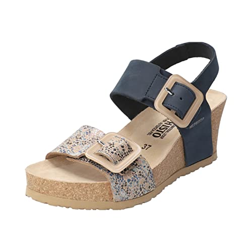Mephisto Mujer Lissia Leather Nubuck Navy Sandalias 41 EU