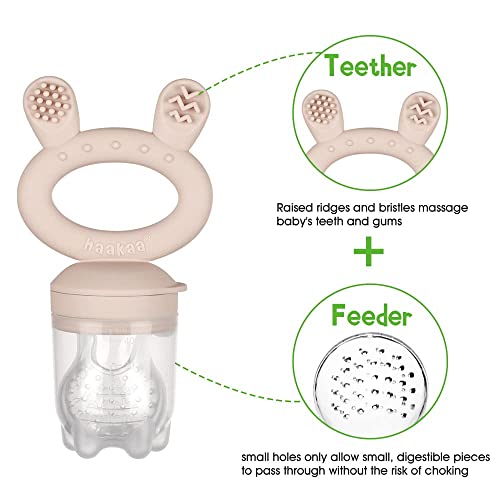 image for Haakaa Baby Fresh Food and Fruit Feeder | Pacifier | Breastmilk Popsic
