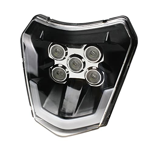 Plaque de phare universelle pour moto cross SX MX 250 450 et Exc 300 Supermoto