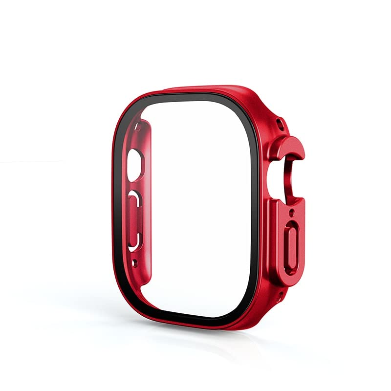 Coque de protection écran iWatch Ultra 49mm antichoc rouge