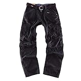 Cargostil Timezone Herren Relaxed Hose BenitoTZ schwarz Cargo Pants incl. Belt W36/L36