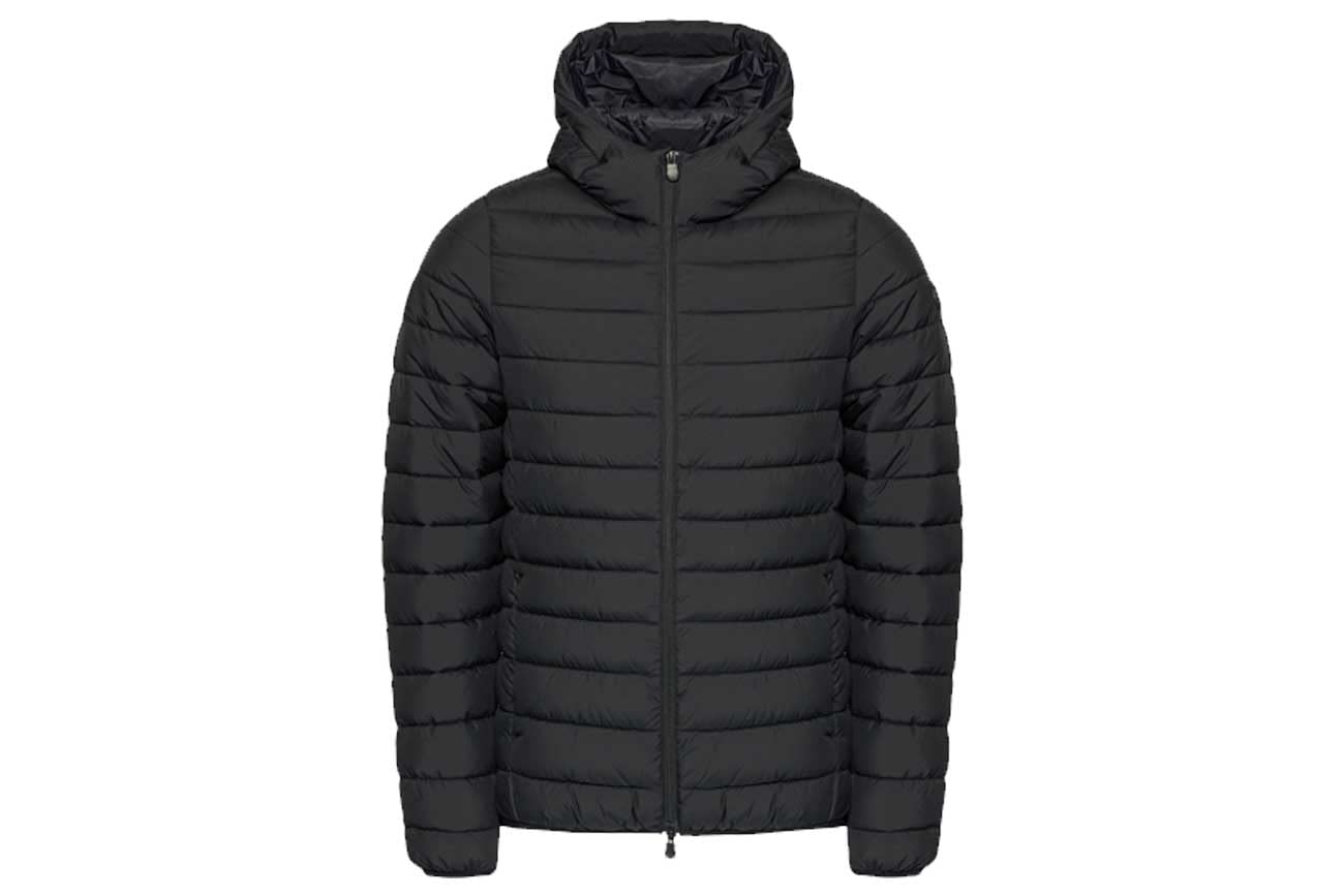 Save The DuckMen's Lucas Lined Hooded Jacket, Black, Small