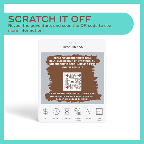 Image of Reach International Outfitters Kansas Adventure Bucket List: 50 Scratch-Off Cards for Outdoor Activities, Tourist Attractions, and Road Trips - Perfect Travel Gift and Guide for Exploring Kansas