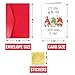 Huokiriki Humorous Christmas Gnome Cards, Funny Xmas Cards for Daughter Son Mum Dad Husband Wife Friends Family Cousin Boyfriend Him Her,Thick card stock, Envelope Included.