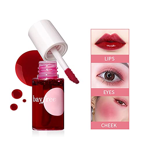 Lip Stain Tint Set,Mini Liquid Lipstick,Sheer Multi Stick Hydrating Formula Moisturizing Cheeks And Eyes, All Day Wear, Easy Application, Shimmery, Blends Perfectly Onto Skin 7Ml/0.25Oz (#03#04) #TOP1