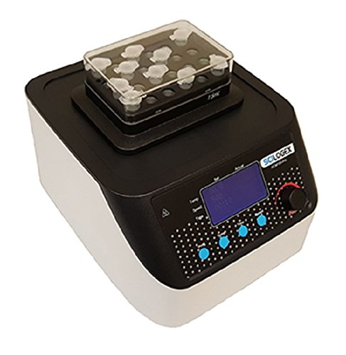 SCILOGEX SCI-100HCM-Pro Digital Thermal Mixer - Heating to 110°C Cooling to -5°C with Mixing for 0.5–50mL - Programmable Lab Instrument for Tubes & Plates - 2 Year Warranty