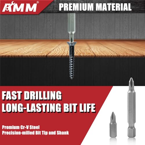 AMM 232 Piece Ultimate Screwdriver Bit Set, Cr-V Steel Impact Driver Bit Set, Includes Security Bit Set, Drill Bit Set, Nut Driver, Ratchet Wrench and Bits Holder - Thumbnail 6