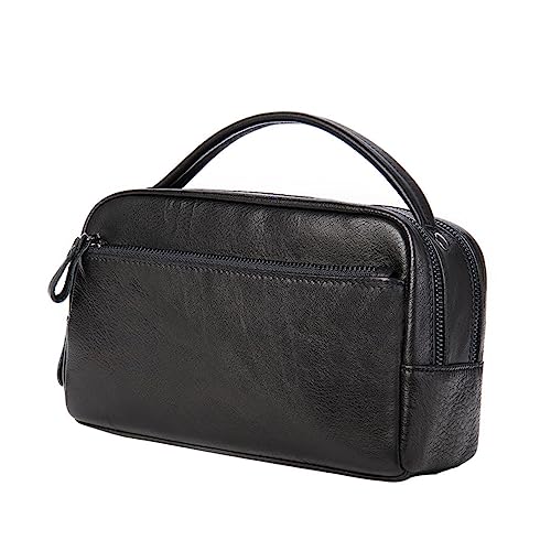 Bolso de negocios de cuero Mikikit, elegancia y gran capacidad masculina