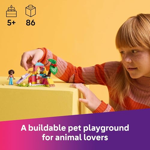 LEGO Friends Guinea Pig Playground - Building Toy Pretend Play Set for Kids, Girls and Boys, Ages 5+ - with 2 Minidolls and 2 Animal Toys - Gift Idea for Birthdays - 42640 image 2