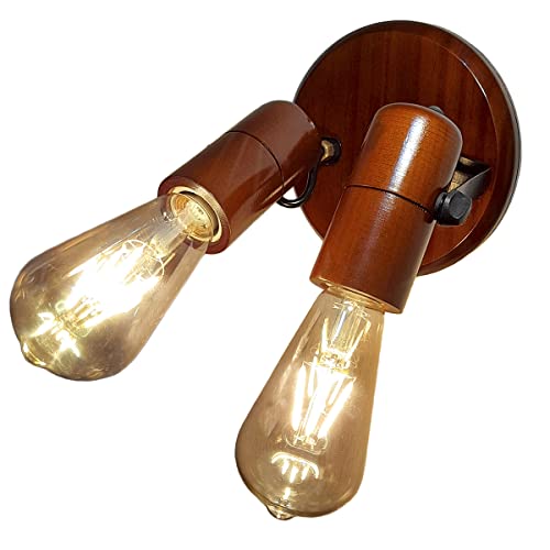 Spot tubo redondo p/ 2 lamps. Cor:Marrom