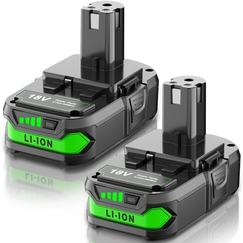 2Pack 4.0Ah Replacement for Ryobi 18V Battery Ryobi 18 Volt