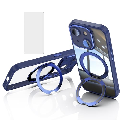 Coque iPhone 15 antichoc avec béquille et verre trempé inclus