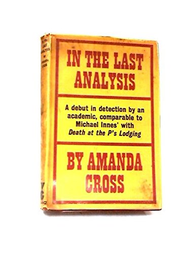 In the Last Analysis 9997496469 Book Cover