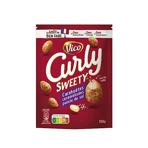 Sweety Cacahuètes Caramélisées Pointe De Sel Curly Le Paquet De - vue 2