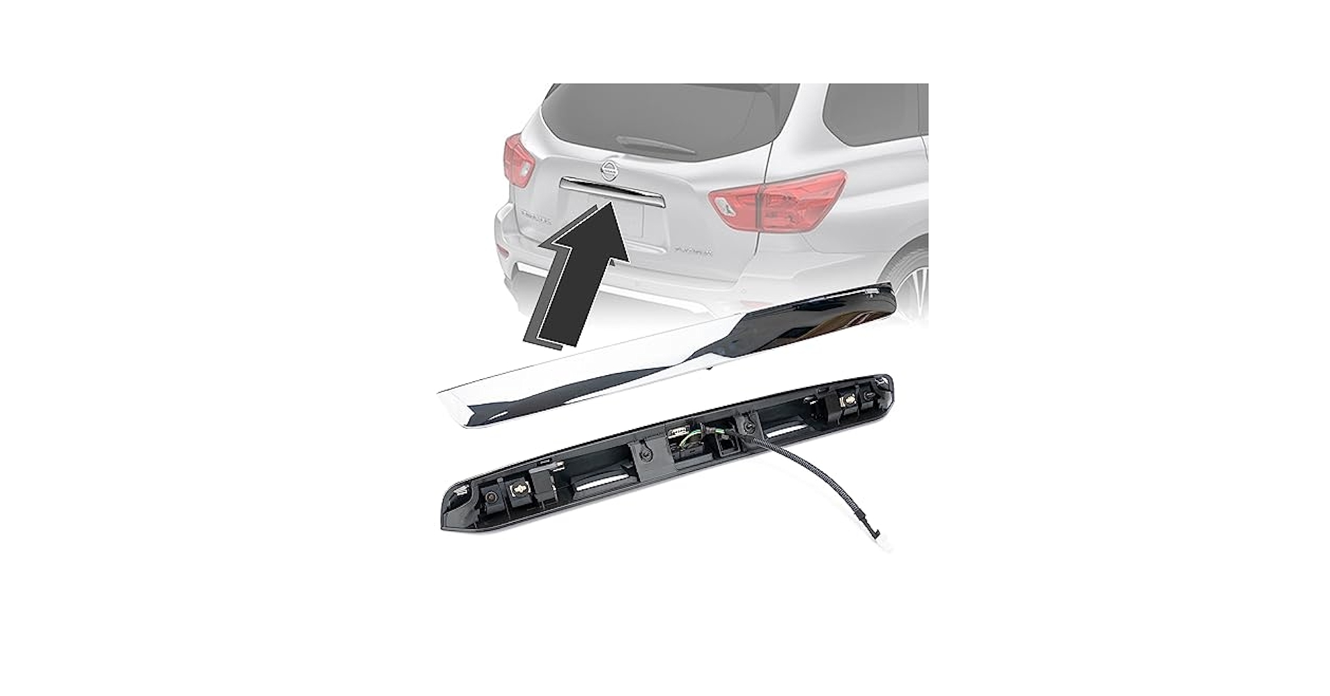 Amazon.com: GEATaaT 90810-9PG0A Rear Tailgate Chrome Handle