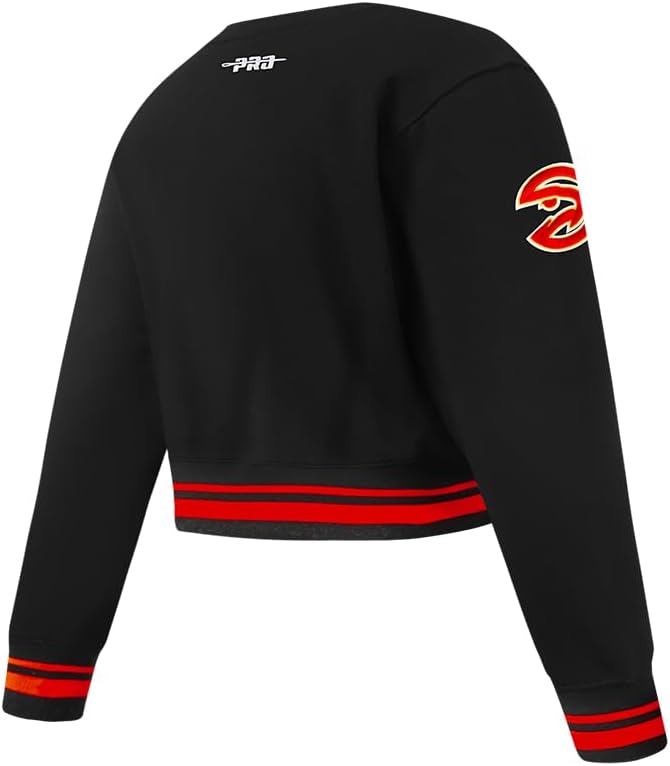 Pro Standard Big Girls NBA Retro Classics Fleece Crewneck Sweatshirt - Image 4