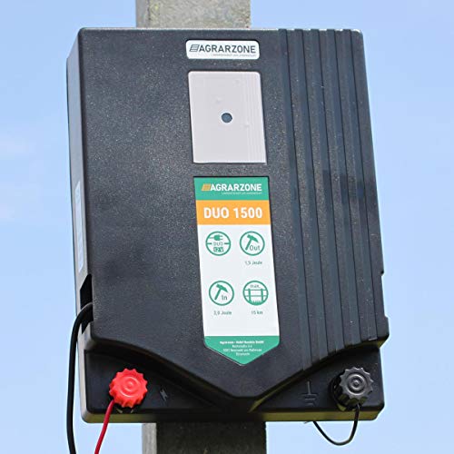 Agrarzone Duo 1500 Weidezaungerät 12V für kleine Weiden