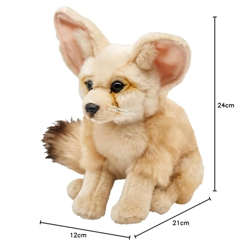 Uni-Toys - Wüstenfuchs, Fennek - 24 cm (Höhe) - Plüsch-Fuchs, Wildtier - Plüschtier, Kuscheltier