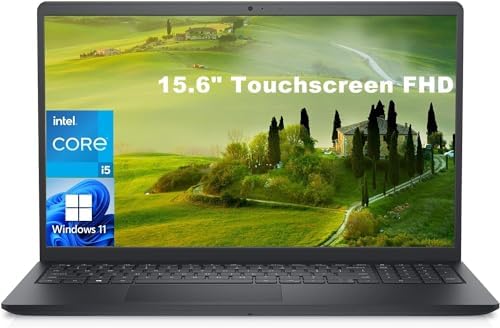 Dell Inspiron 15 3520 15.6" Touchscreen FHD WVA Laptop (Intel I5-1155G7, 32GB RAM, 256GB SSD, Intel Iris Xe, AC WiFi, Bluetooth 5.0, SD Reader, Webcam, Carbon Black, Win 11 Home S-Mode