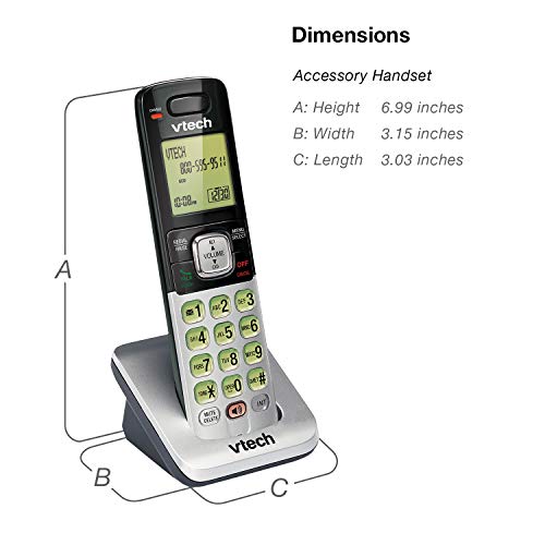 VTech CS6719-2 2-Handset Expandable Cordless Phone with Caller ID/Call Waiting, Handset Intercom 