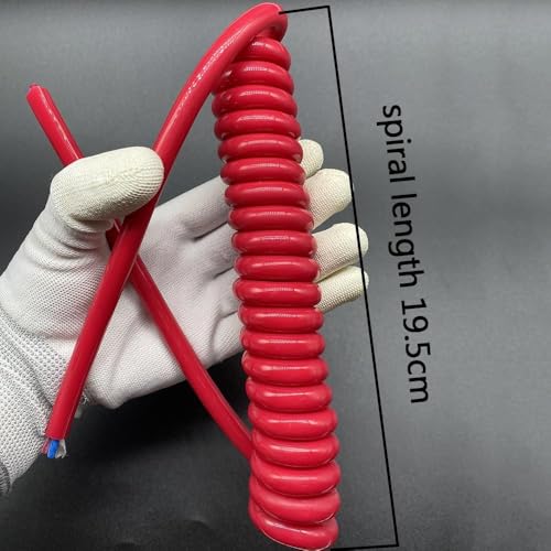 Cable extensible bobina retráctil en espiral recto de 2m 3