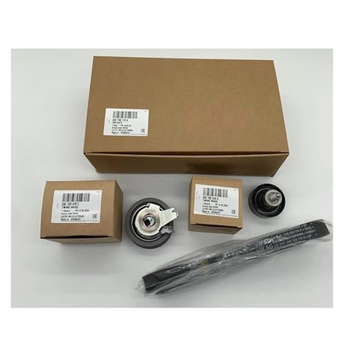Courroie crantée avec galet tendeur 04E198119A compatible Volkswagen A3 Ibiza Octavia 1.4
