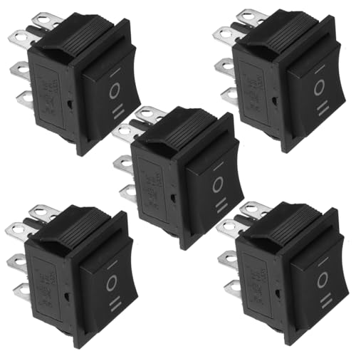 GARVALON 5 Peças Interruptor Rocker Para Serviços Pesados ​​Interruptores De Alternância De Alternân