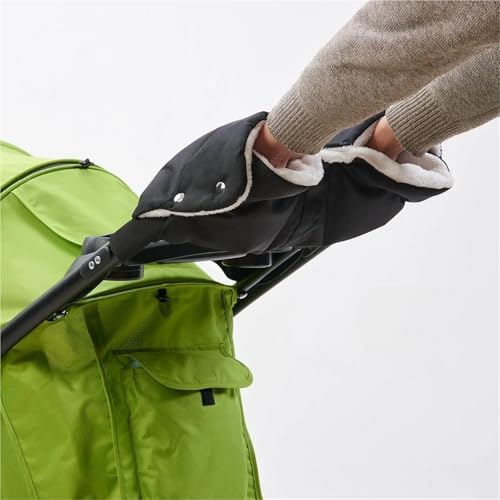 Baby Stroller Universal Warm Gloves Winter Windproof Coldproof Padded Pram Accessories