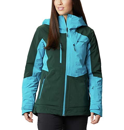 Columbia Women's Wild Card Insulated Jacket, Spruce/Fjord Blue, Large